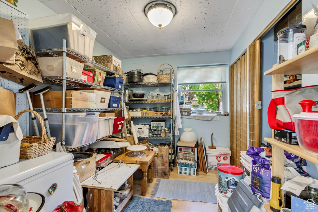 View of storage room