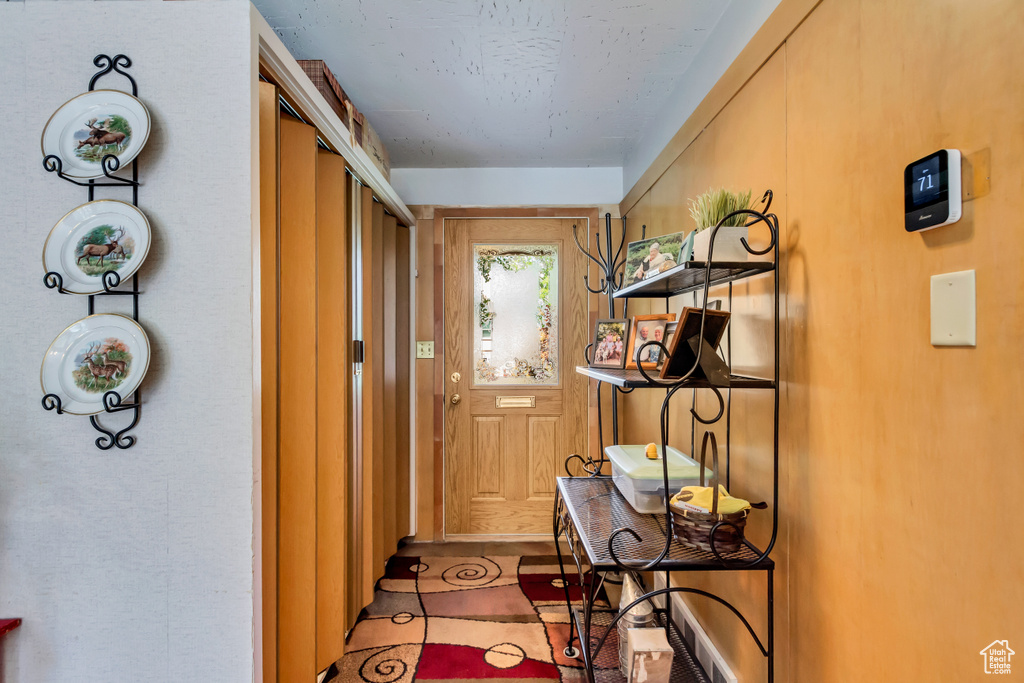 View of doorway to outside