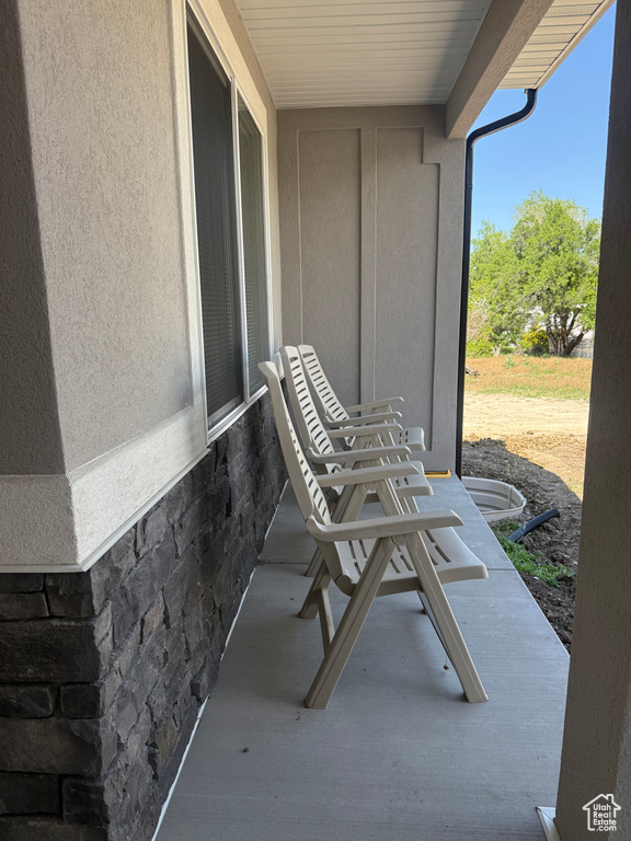 View of patio