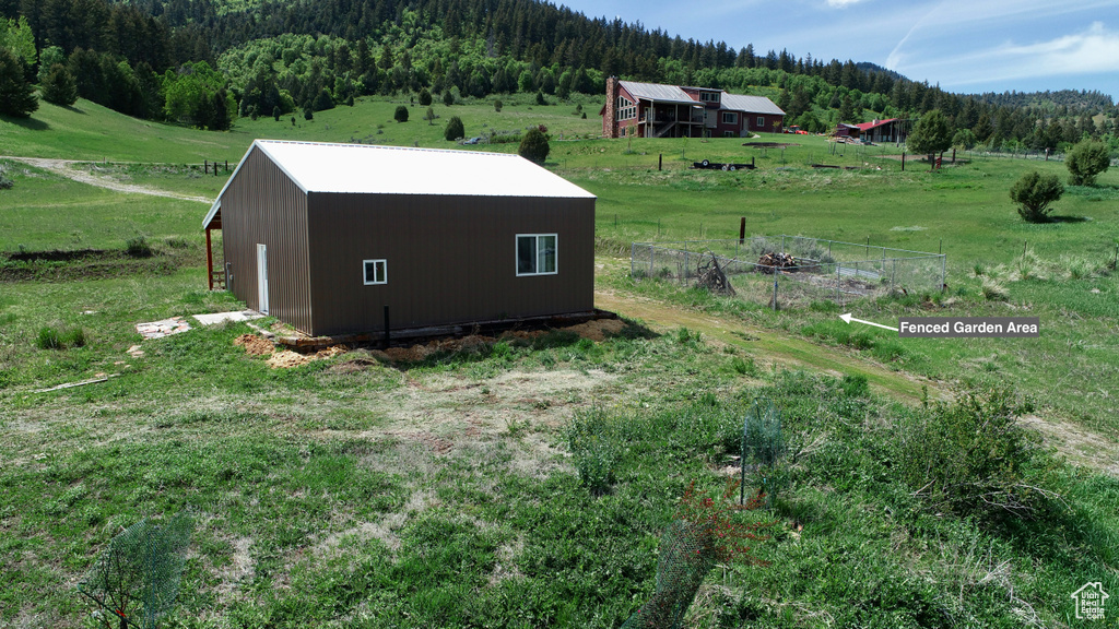 View of rural area with a forest