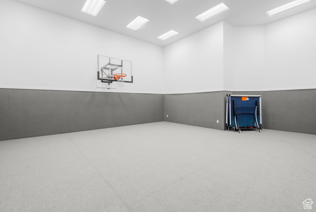 View of basketball court