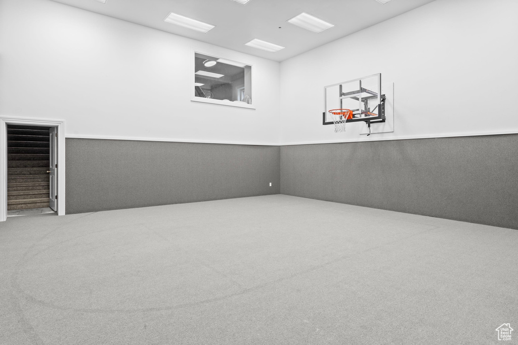 View of basketball court