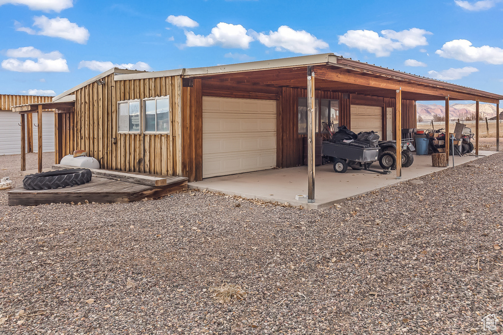 View of outbuilding