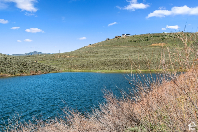 Water view with mountains