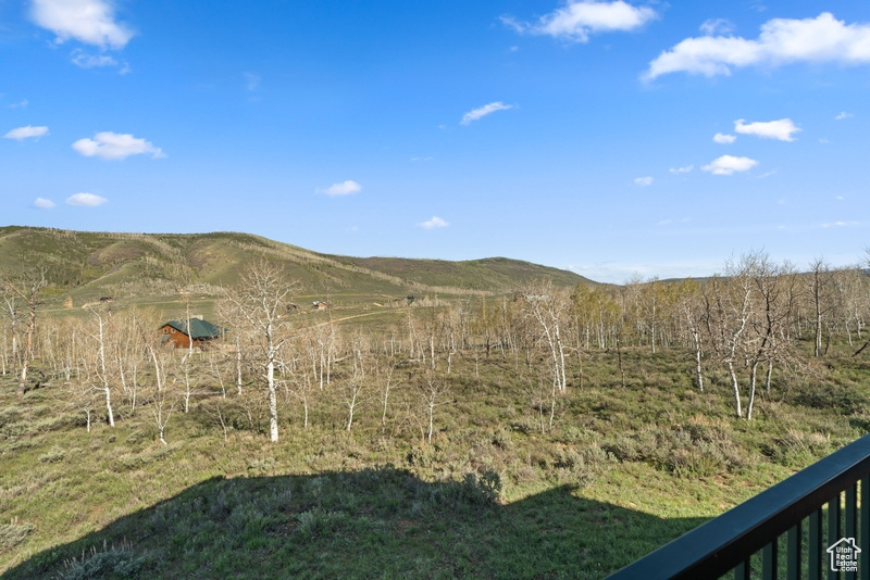 View of mountain background
