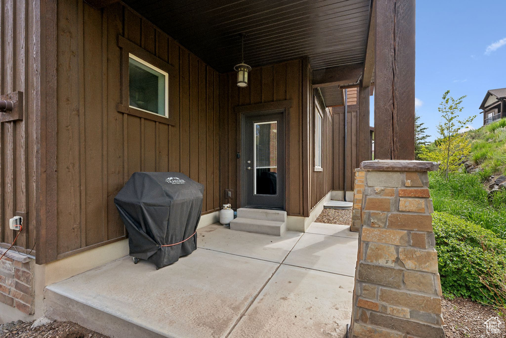 View of patio