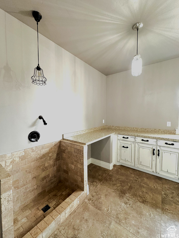 View of laundry area