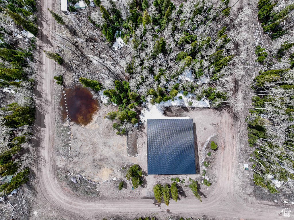 Aerial view of property's location