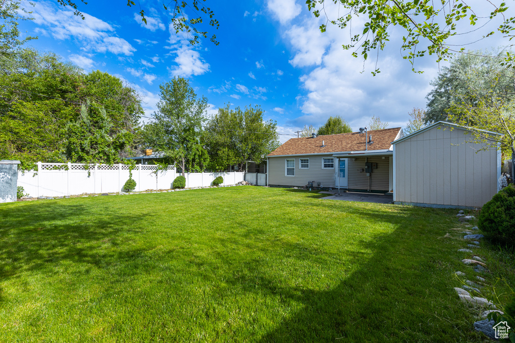View of yard