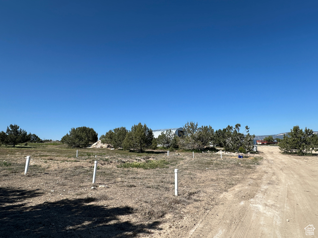 View of yard featuring a rural view