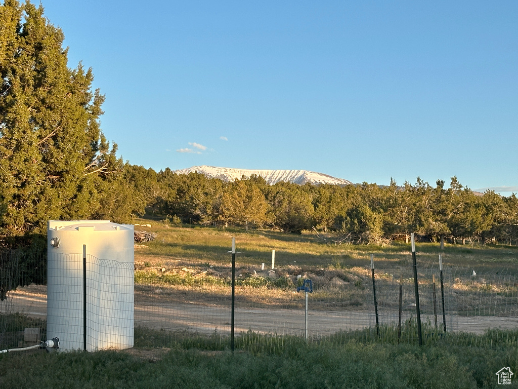View of street featuring a mountain view