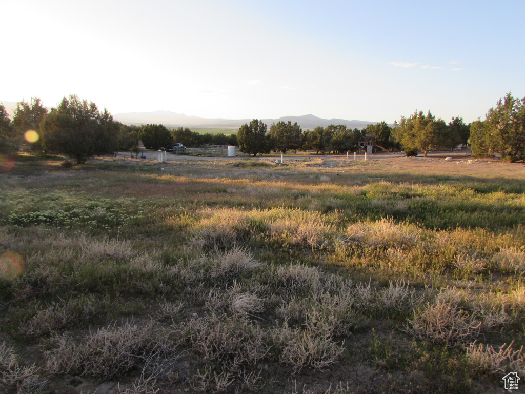 View of nature featuring rural landscape and a mountainous background