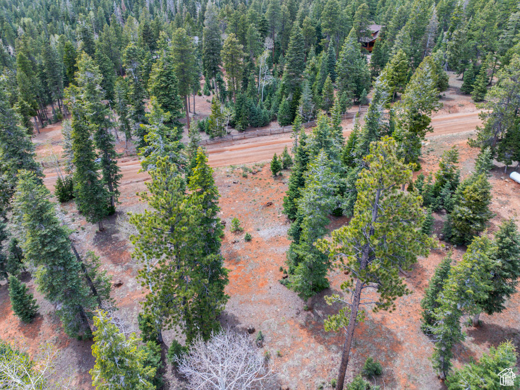 Aerial overview of property's location