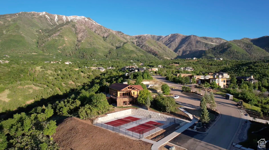 View of mountain backdrop