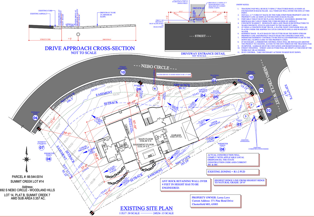 Survey map / technical document