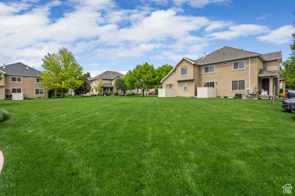 View of green lawn