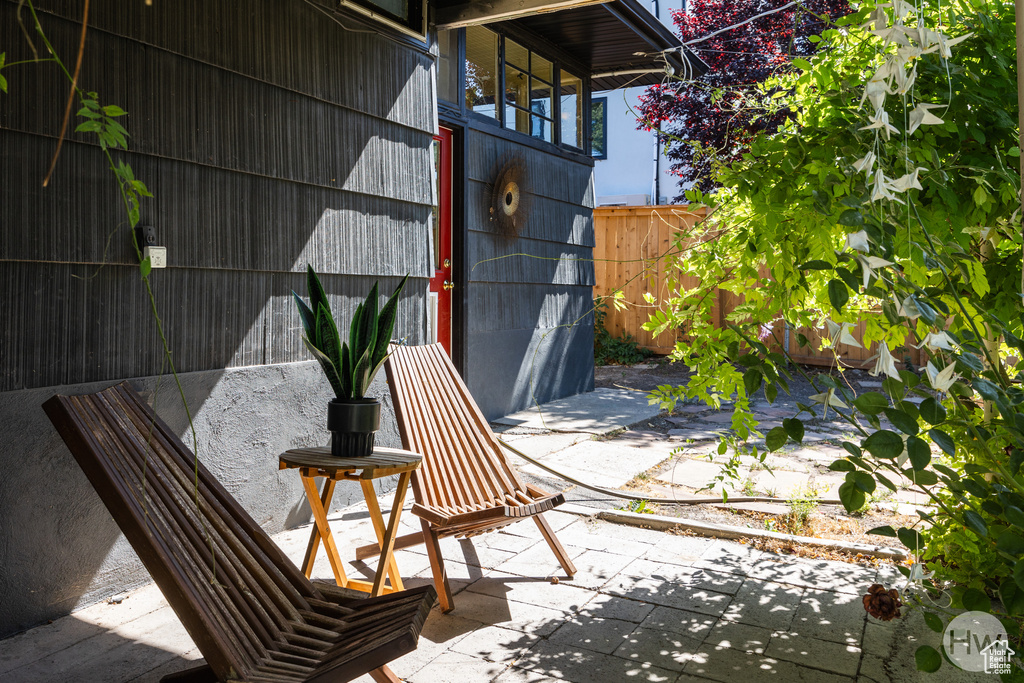 View of patio