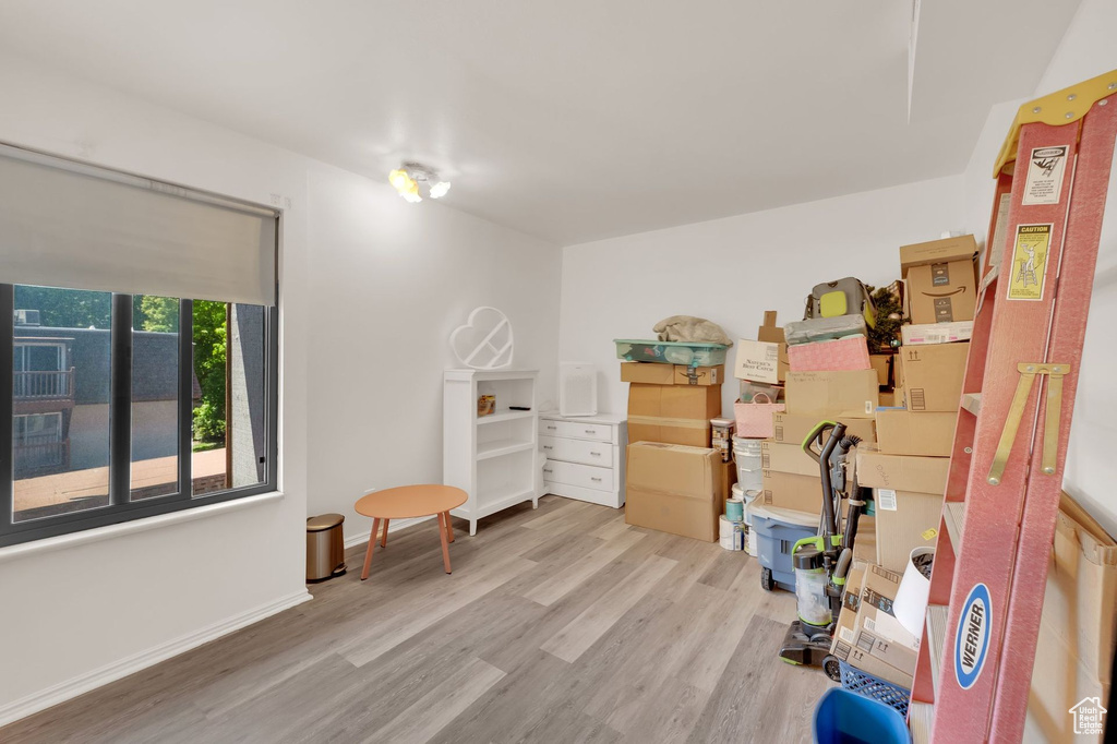 View of storage area