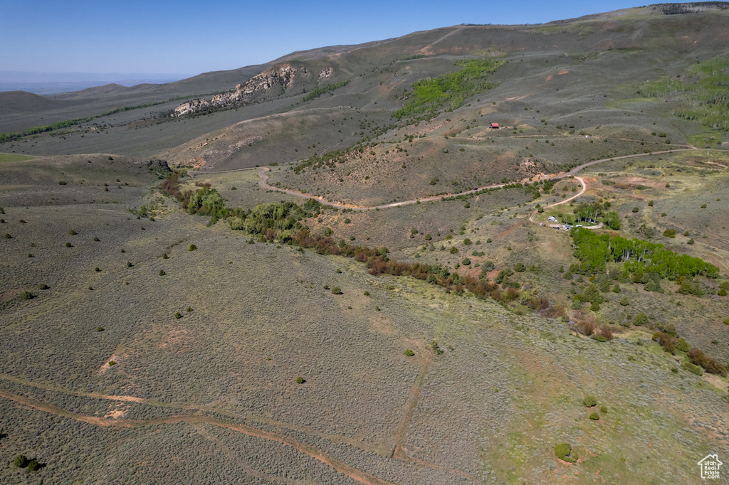Mountain view featuring rural landscape