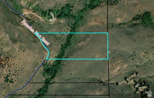 Map / location featuring property parcel outlined