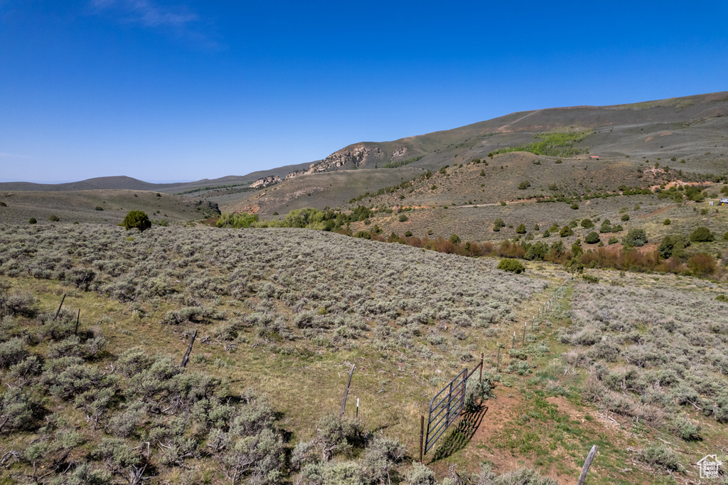 View of mountain backdrop