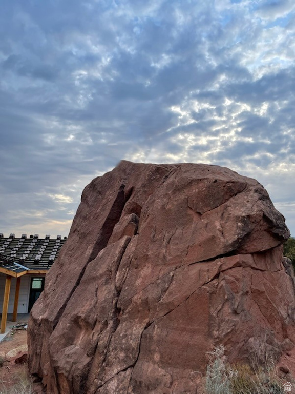 View of mountain background