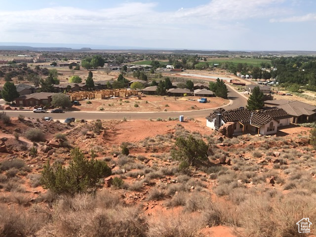 View from above of property