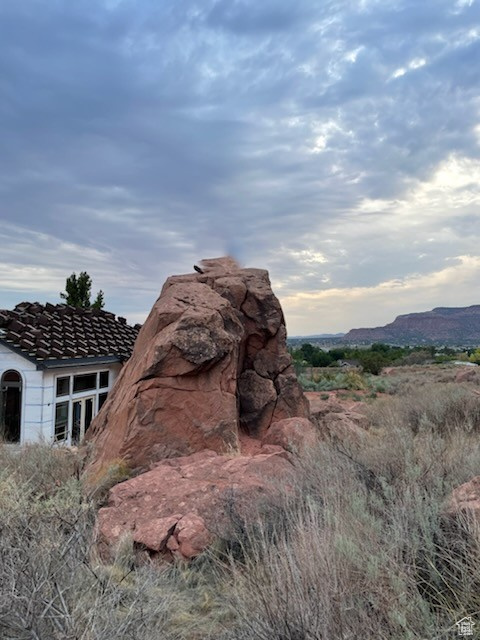 View of mountain background