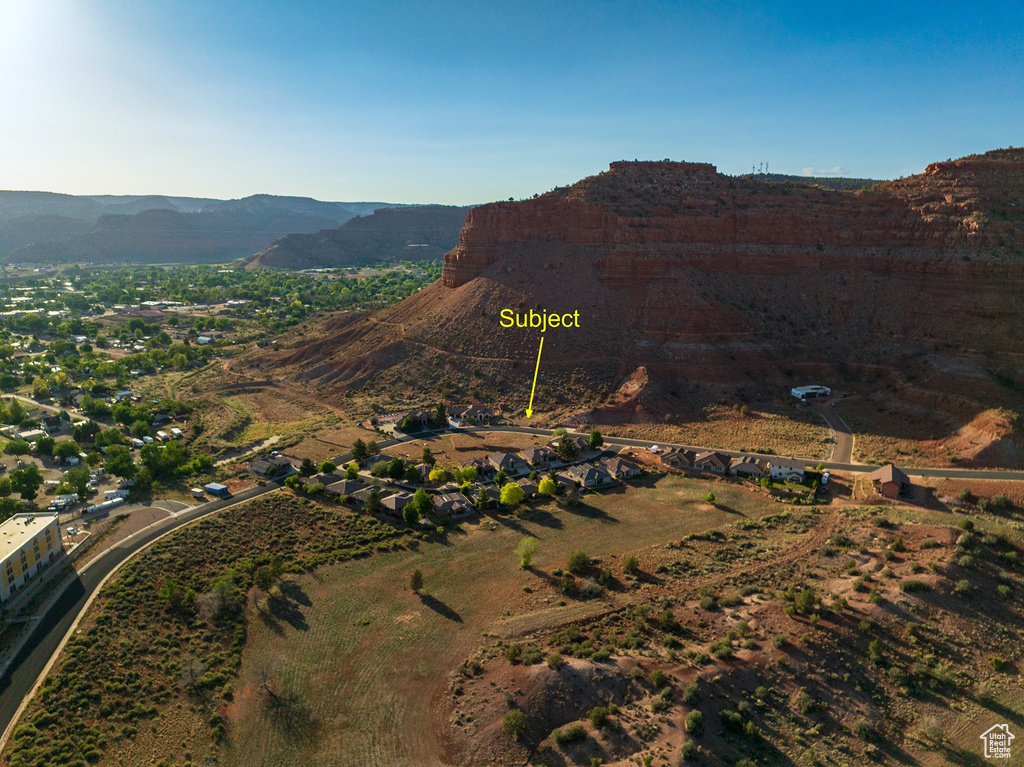 View of property location with a mountain backdrop