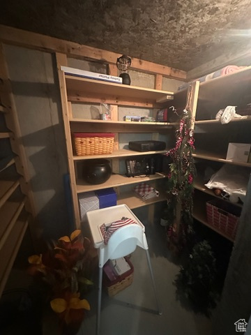 View of storage area