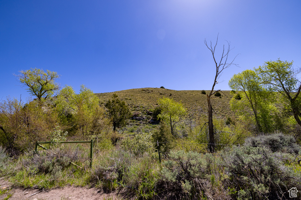 View of mountain backdrop