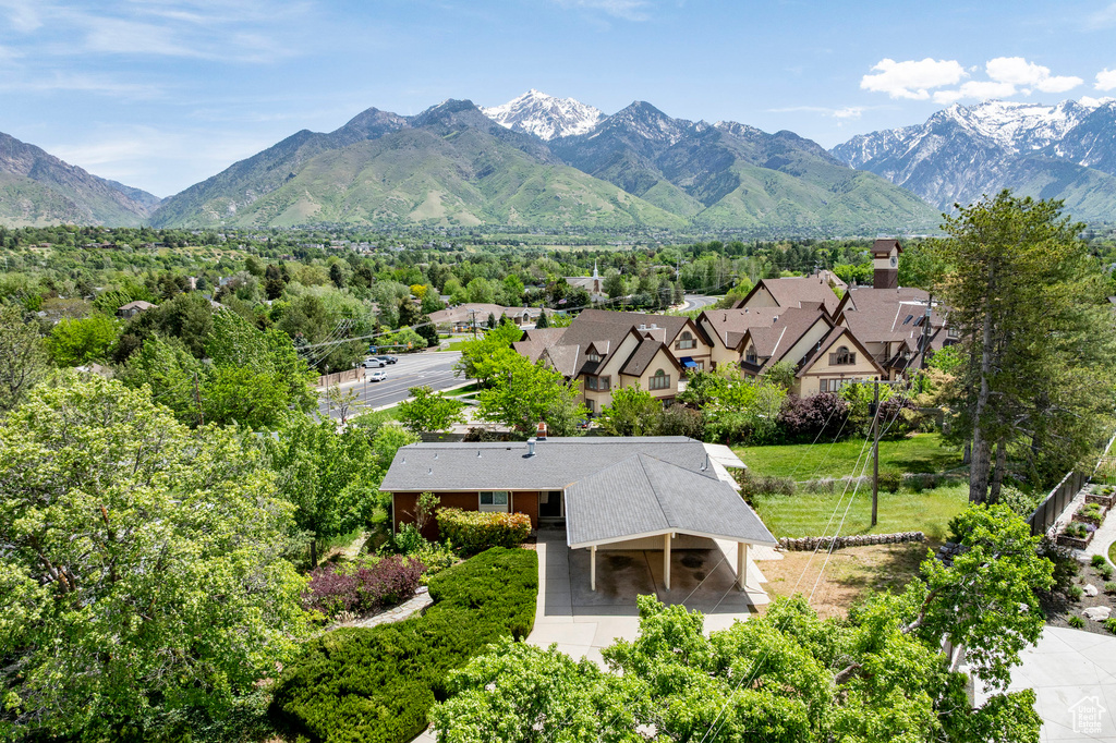 View of mountain backdrop