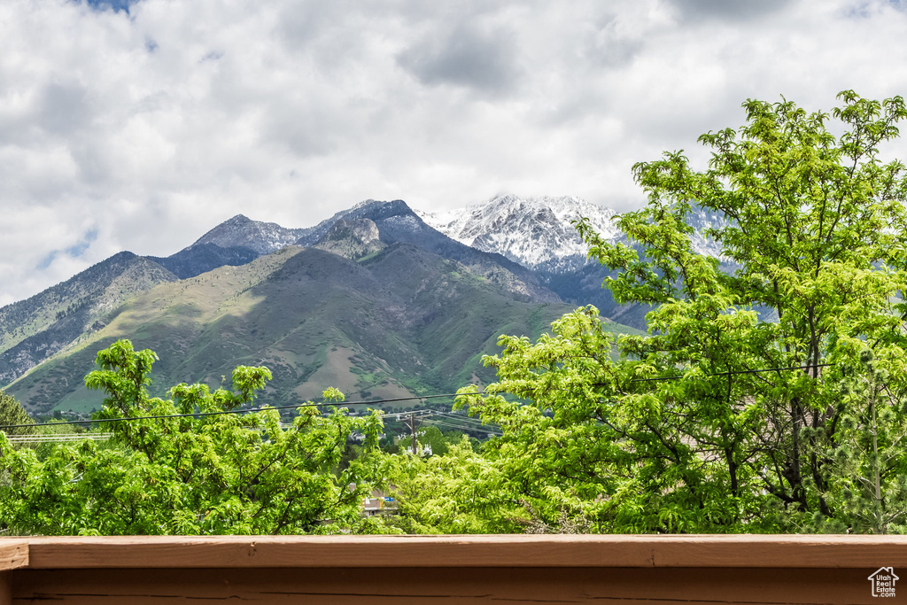 View of mountain backdrop