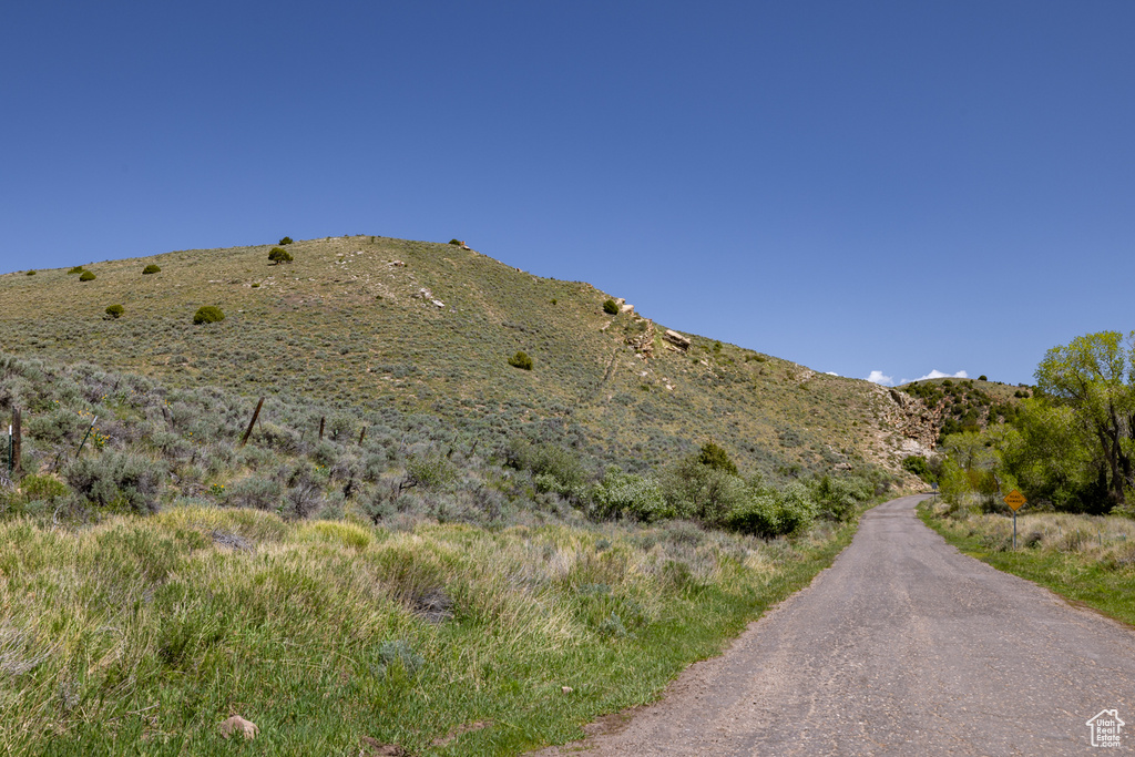 View of mountain backdrop