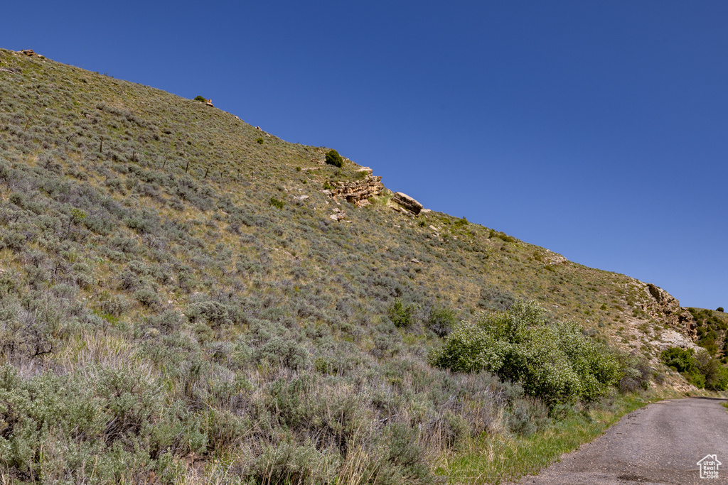 View of mountain backdrop
