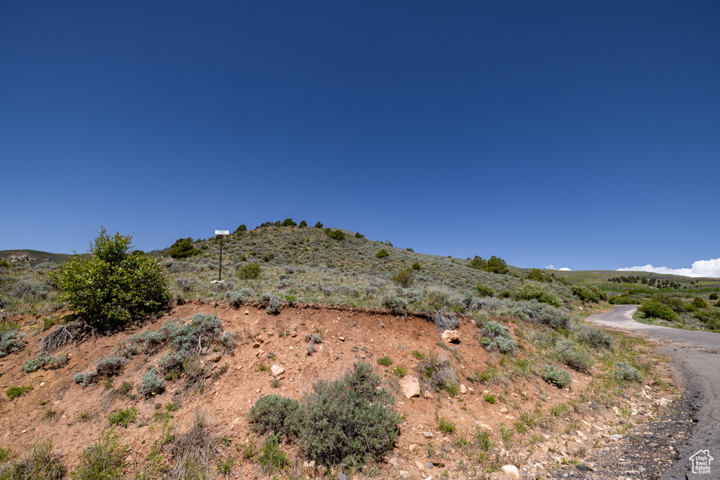 View of mountain background