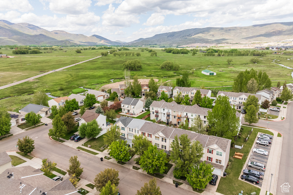 Drone / aerial view of mountains