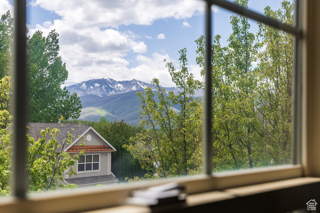 View of mountain backdrop