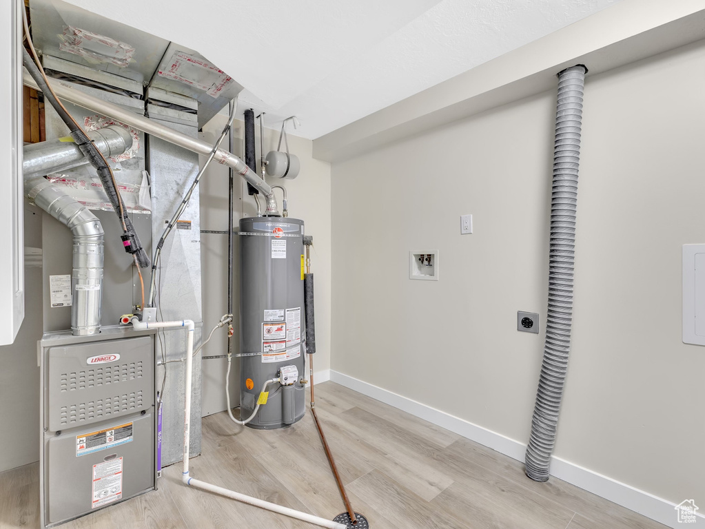 Utilities featuring water heater