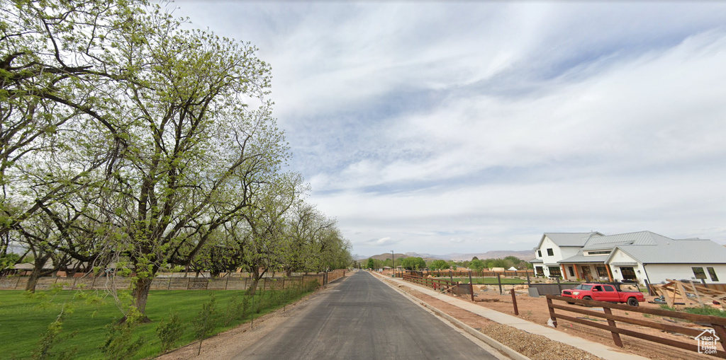 View of asphalt road
