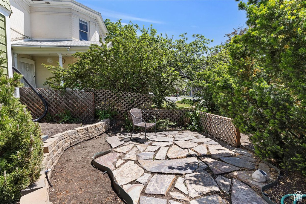 View of patio