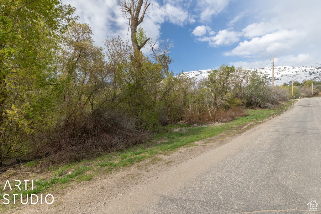 View of asphalt road