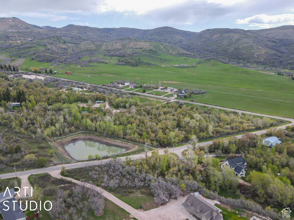 View of property location featuring a mountainous background