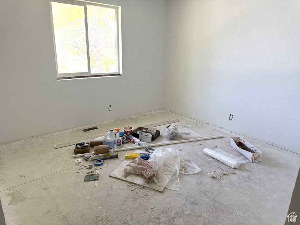 View of spare room