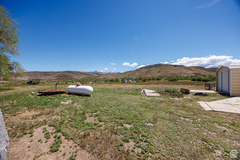 View of mountain backdrop