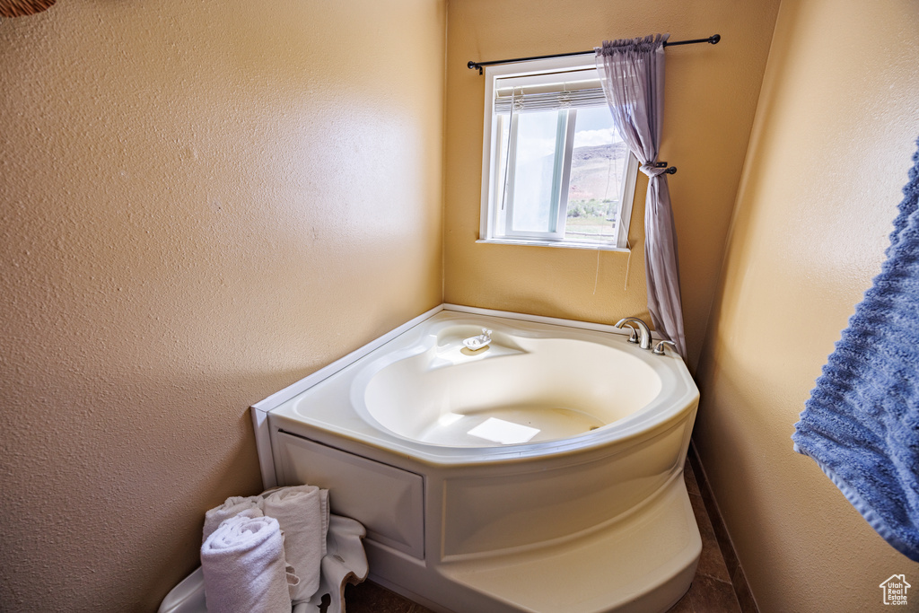 Bathroom featuring a bath