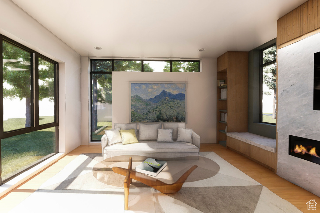 Sunroom / solarium featuring plenty of natural light