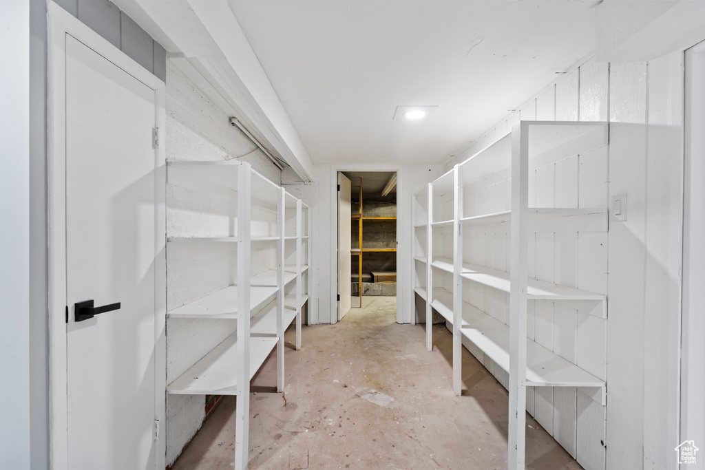 View of storage area