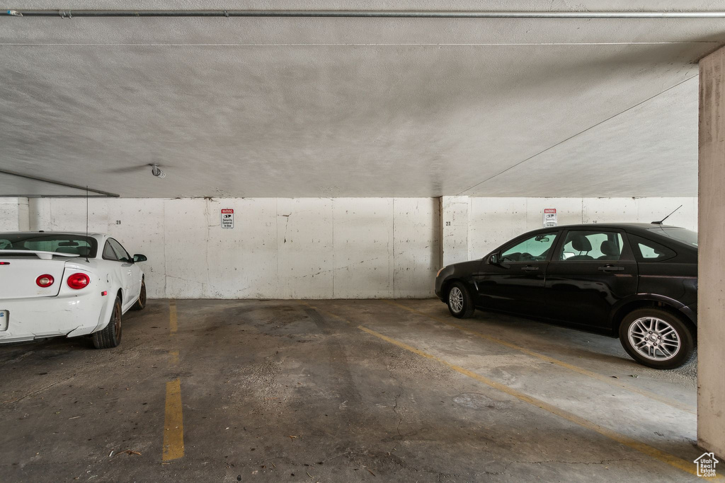 View of parking deck