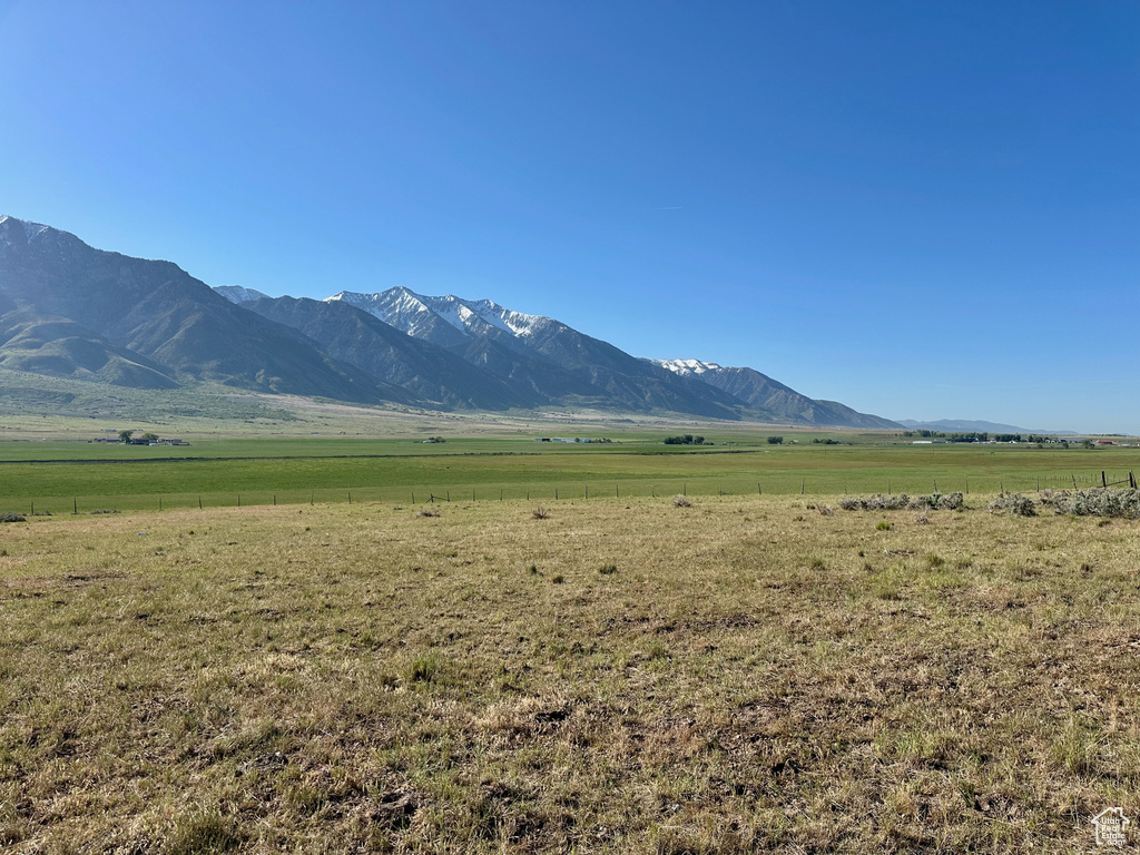 Mountain view featuring rural landscape